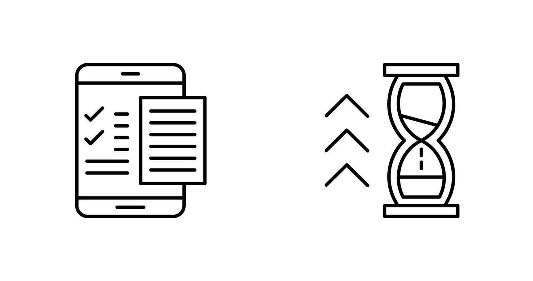 Check List and Quick Response Icon vector
