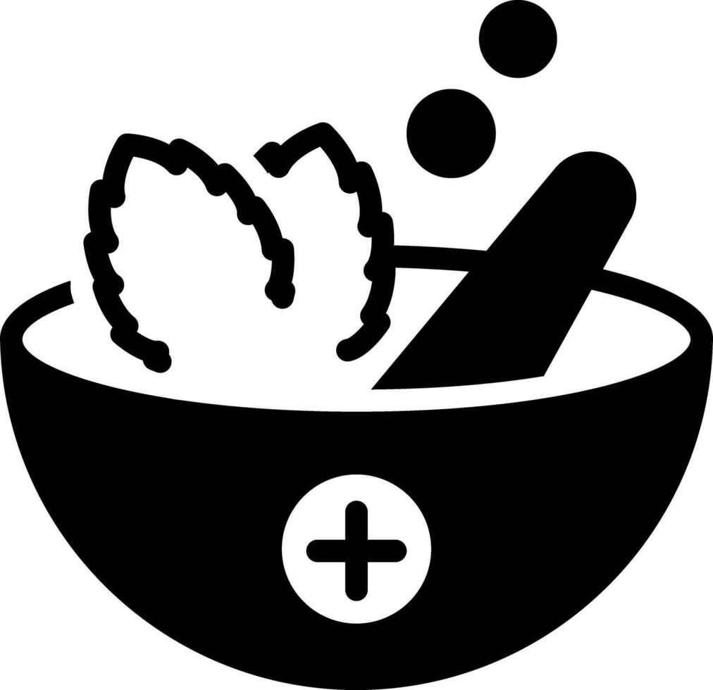 solid icon for remedies vector