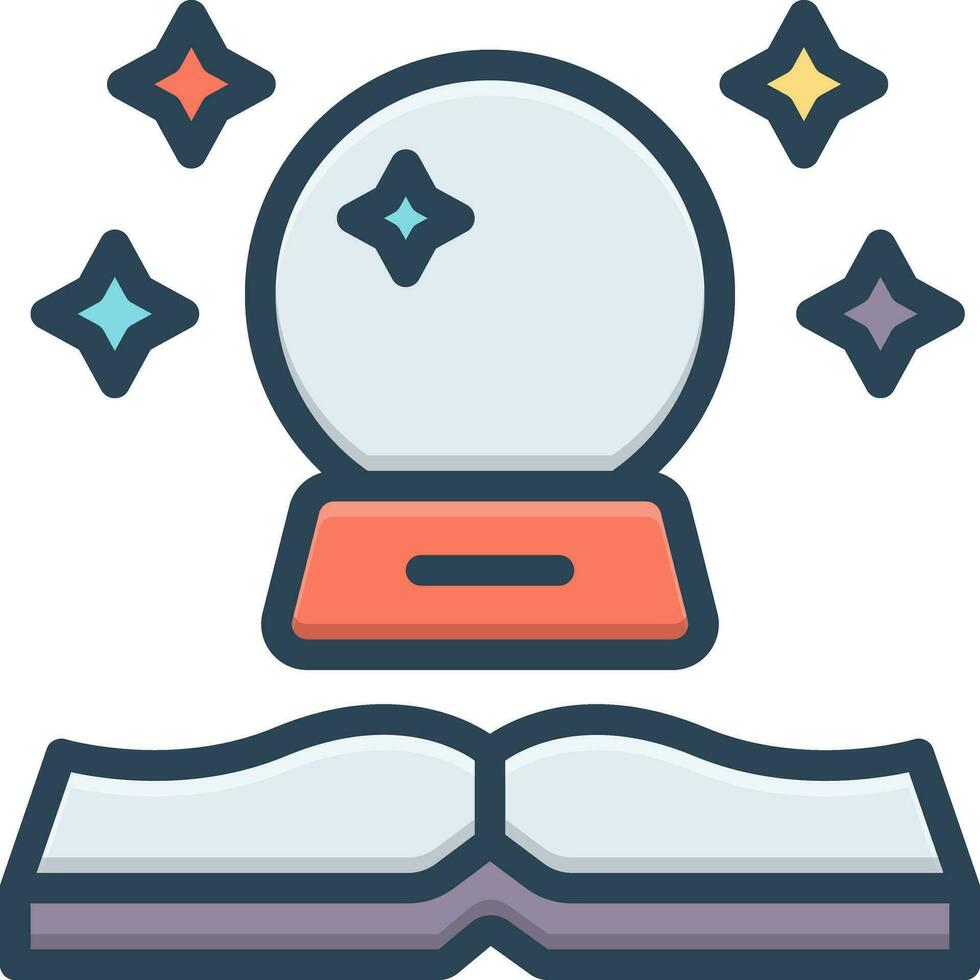 color icon for mystery vector