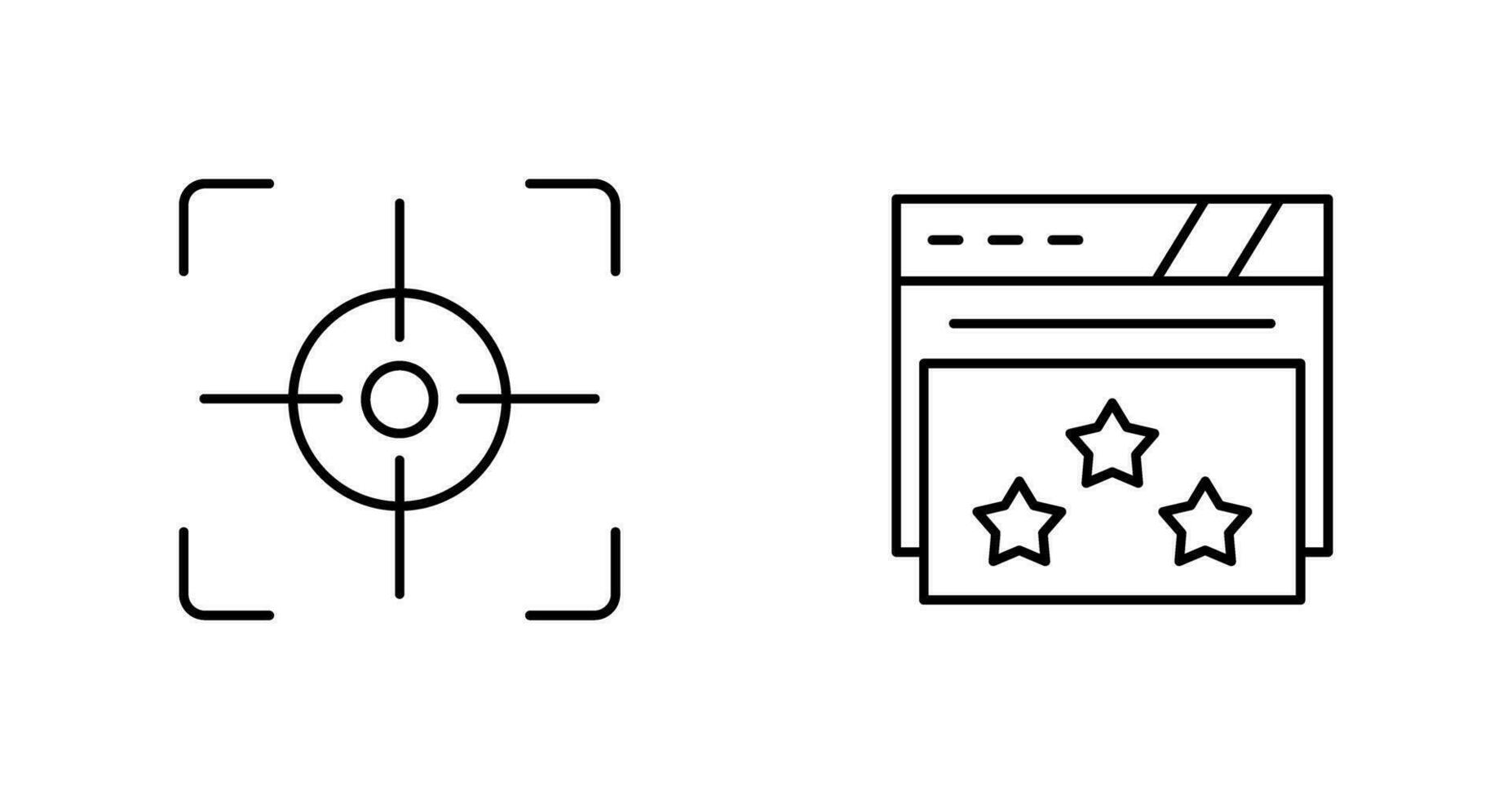 Focus and Feedback Icon vector