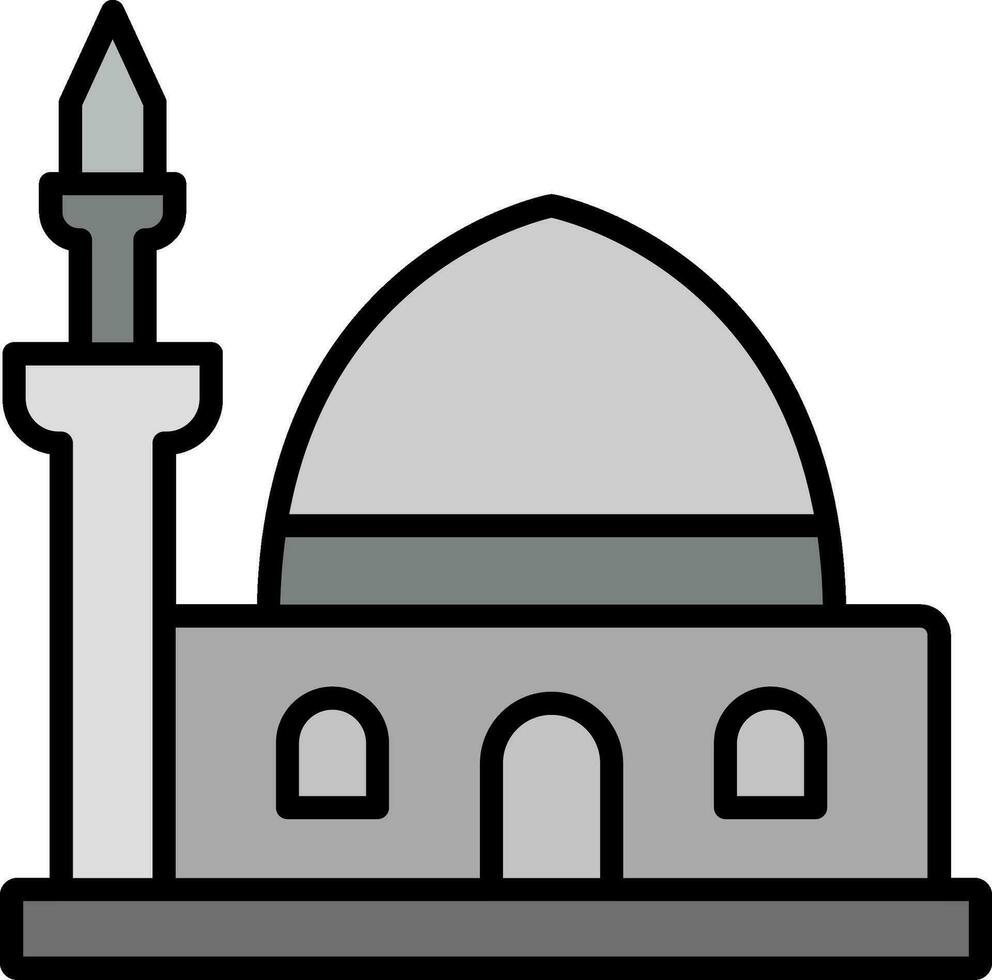 The Prophets Mosque Vector Icon
