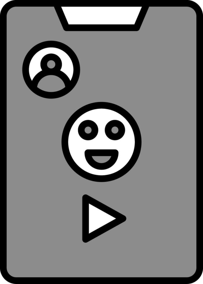 icono de vector de videollamada