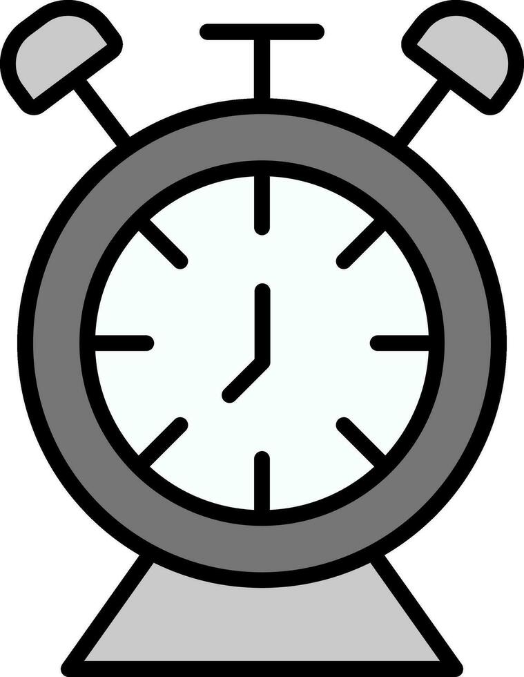 Desk Clock Vector Icon