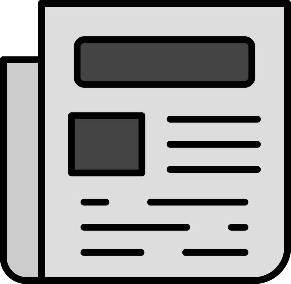 Newspaper Vector Icon