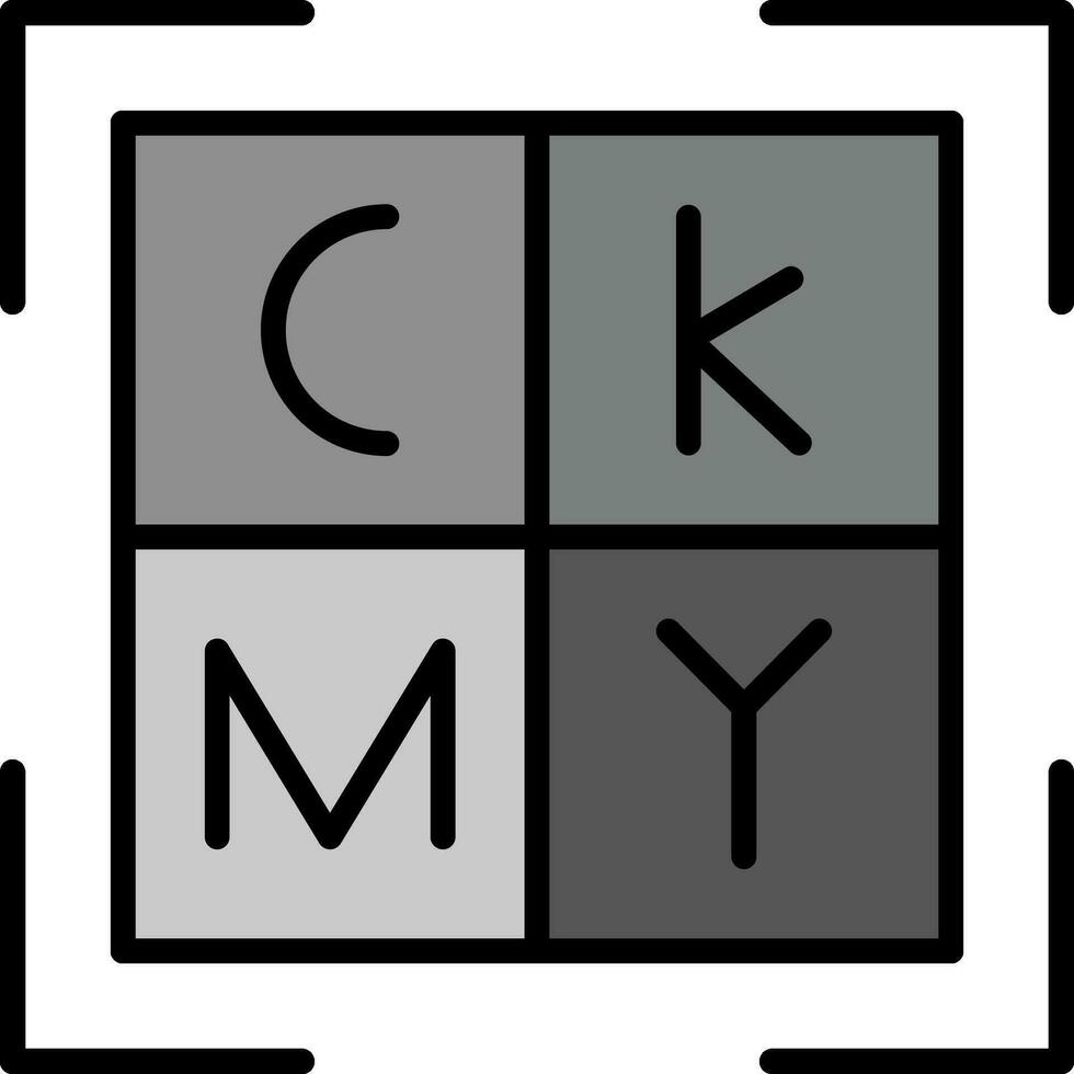 Cmyk Vector Icon