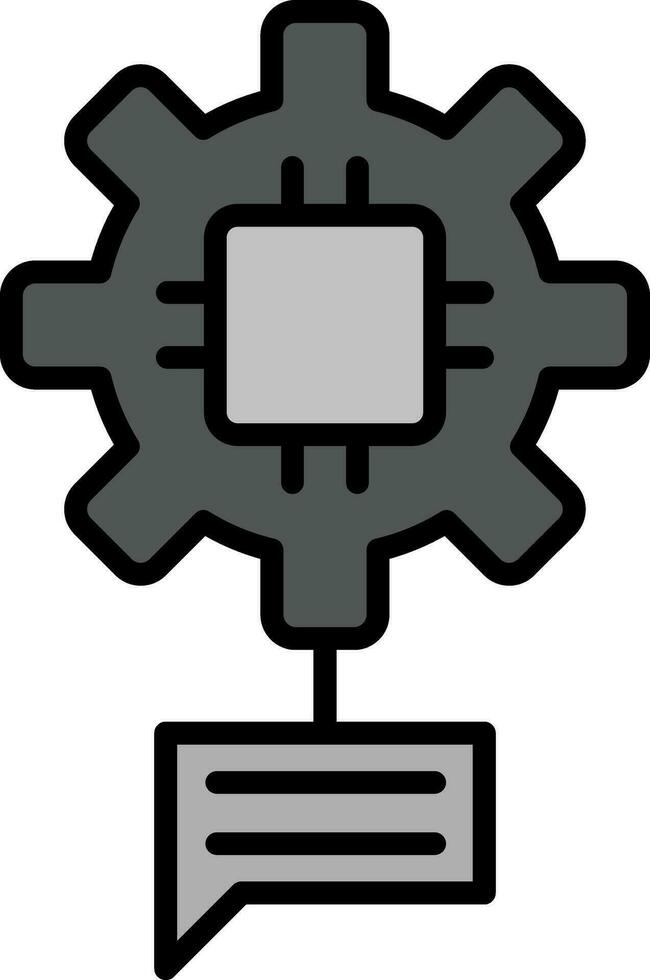 Natural Language Processing Vector Icon