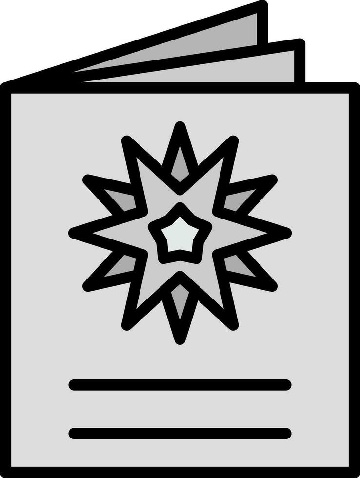 Greeting Card Vector Icon