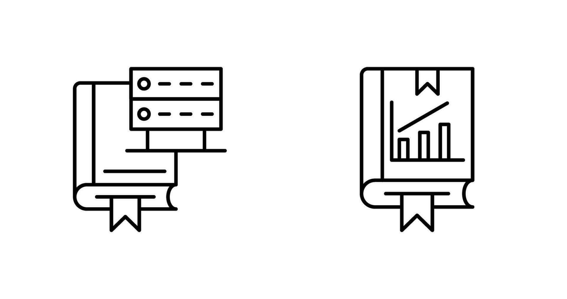 Server and Statistics Icon vector