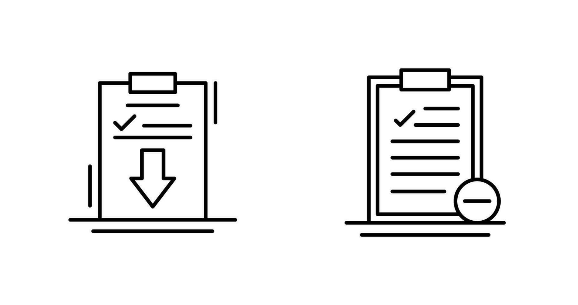 Download and Remove Icon vector