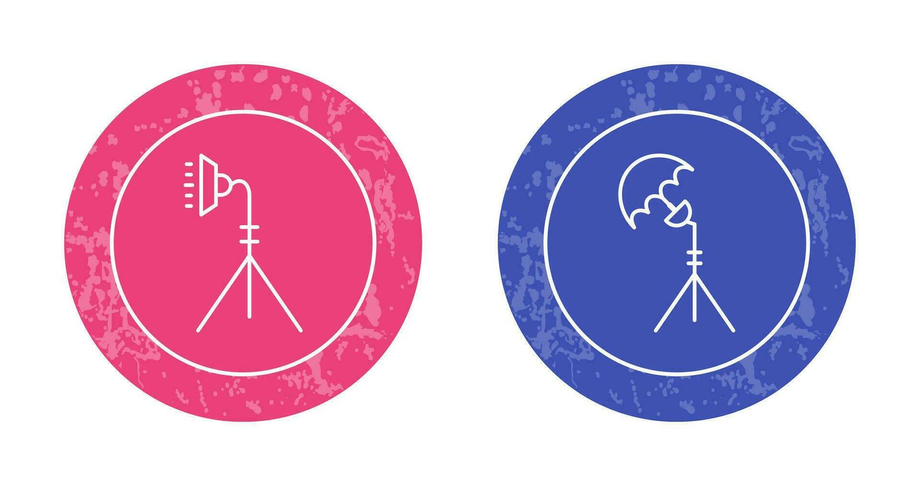 light stand and studio Icon vector