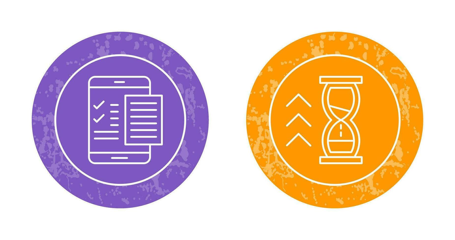 Check List and Quick Response Icon vector