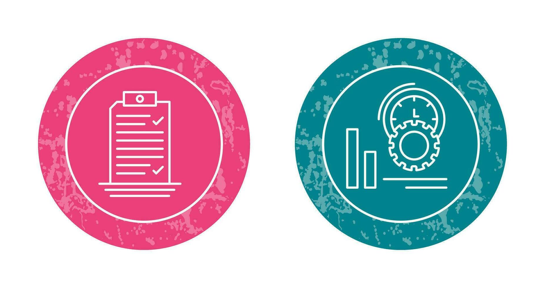 Check List and Performance Icon vector