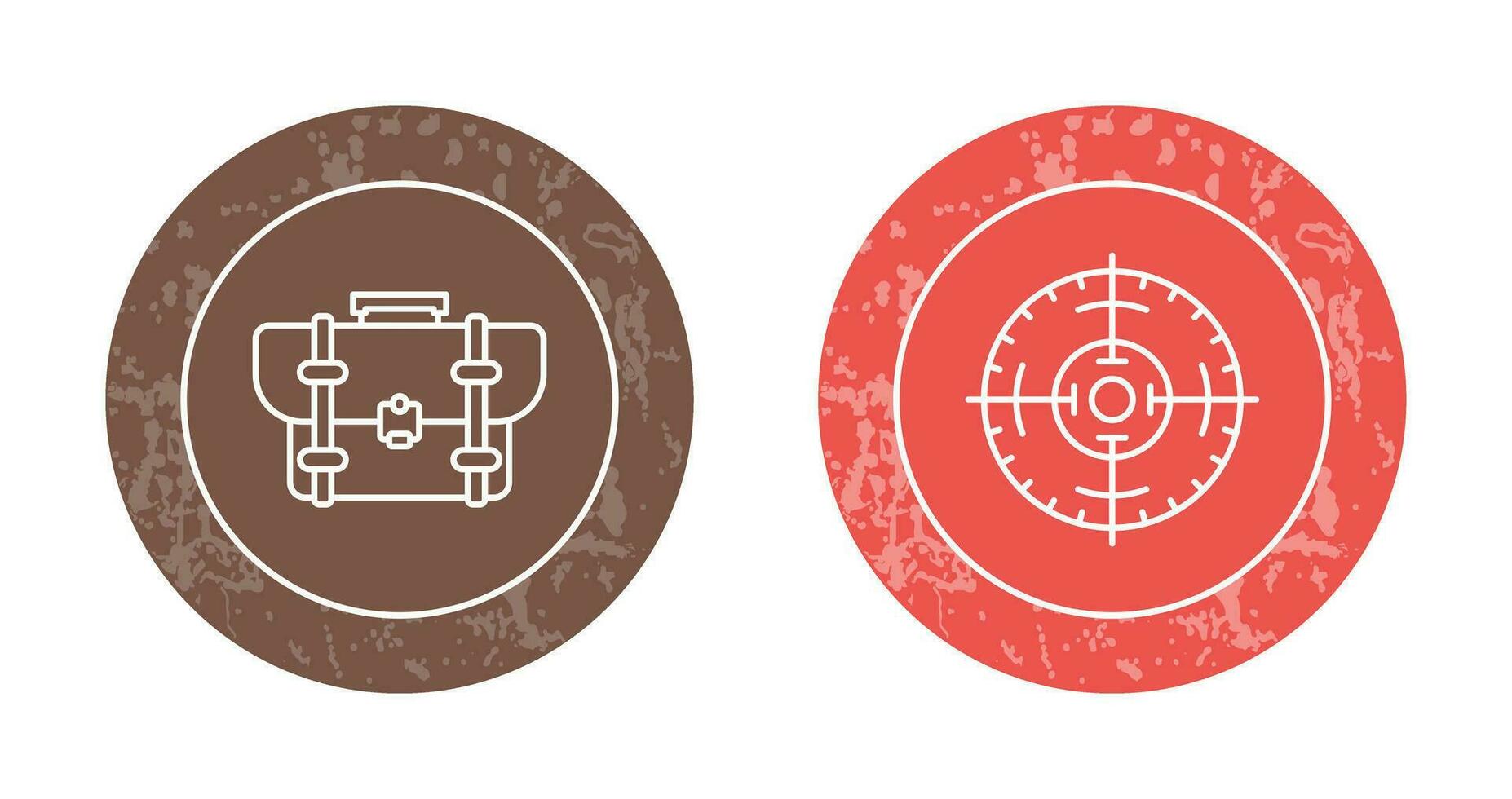 Briefcase and Target Icon 32549937 Vector Art at Vecteezy
