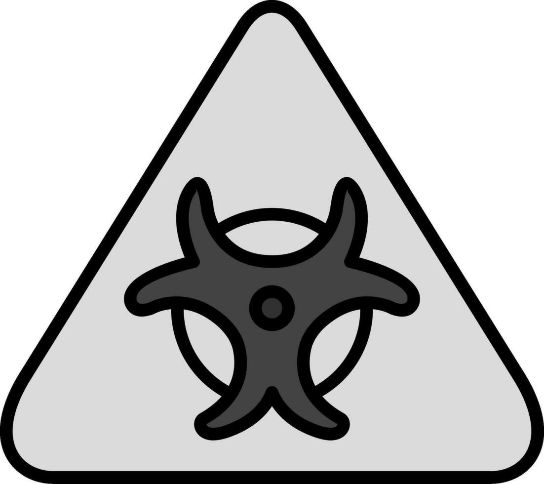 Biological Hazard Vector Icon