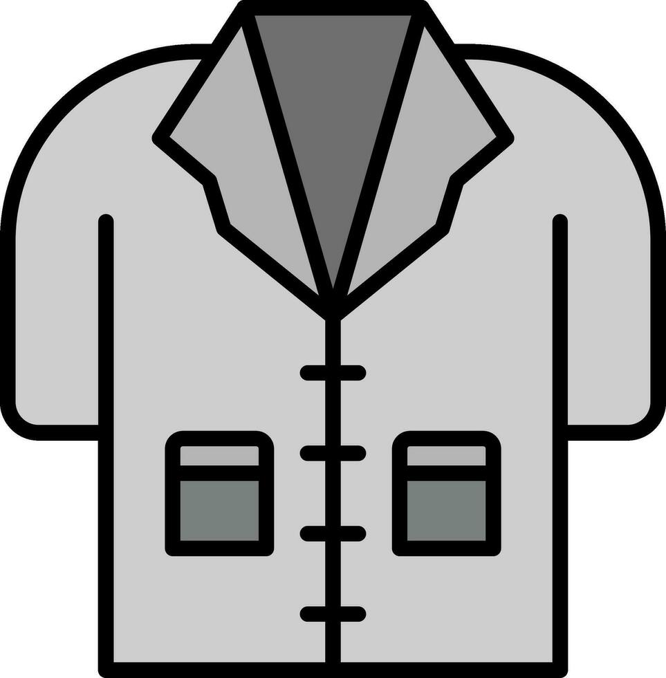Lab Coat Vector Icon