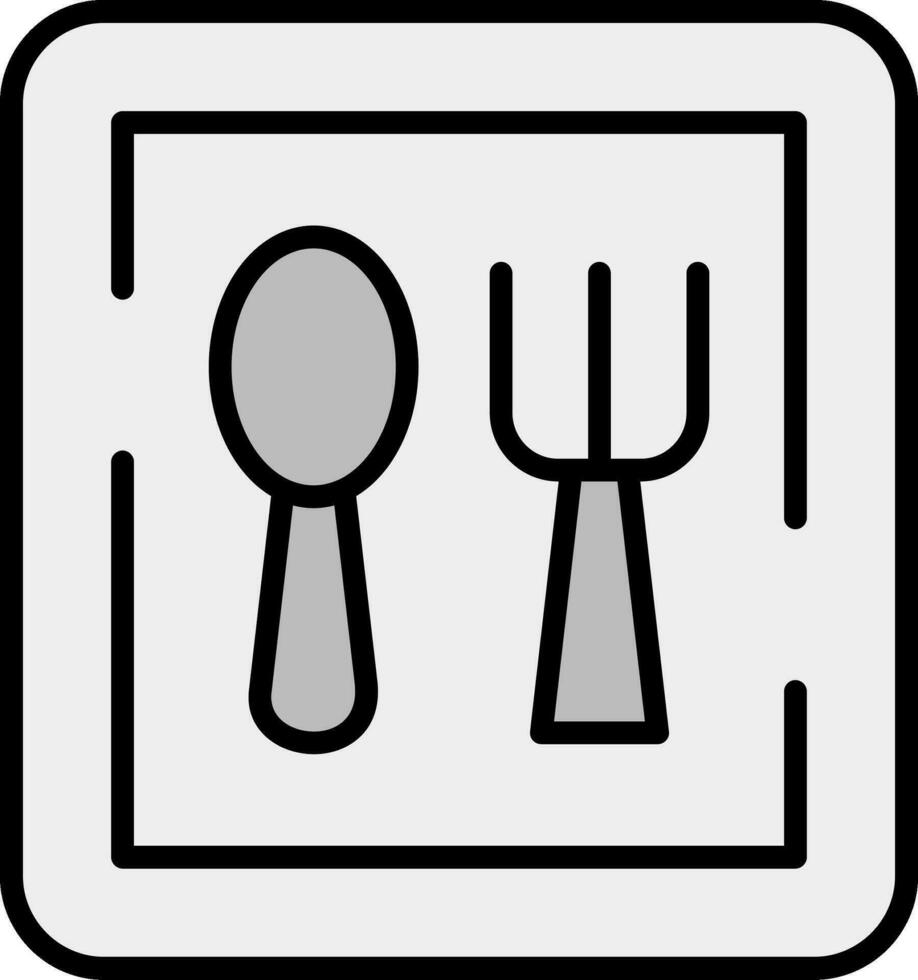 Restaurant Sign Vector Icon