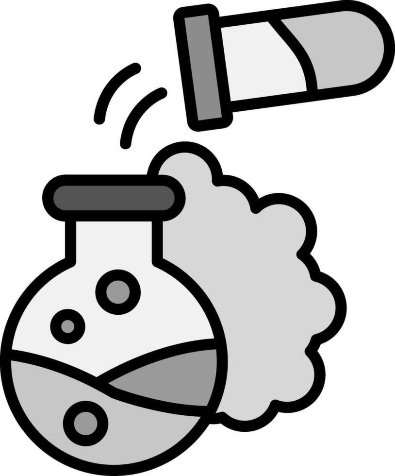 Chemical Reaction Vector Icon