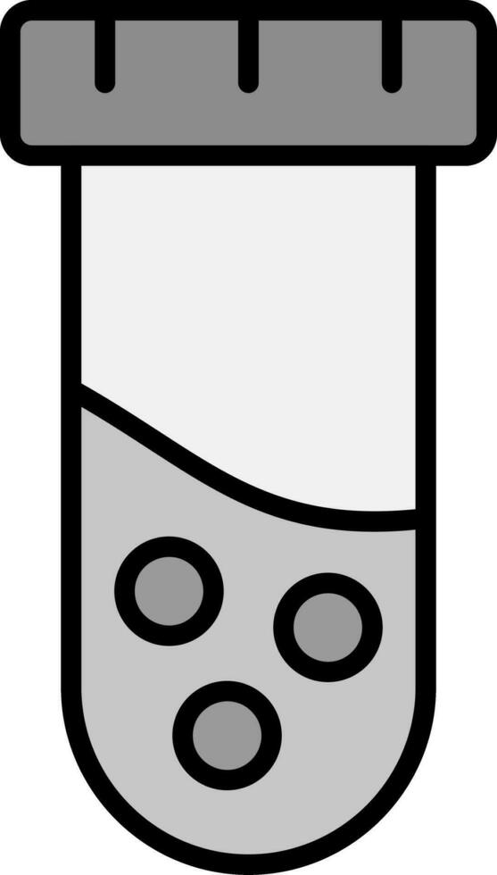 icono de vector de tubo de ensayo