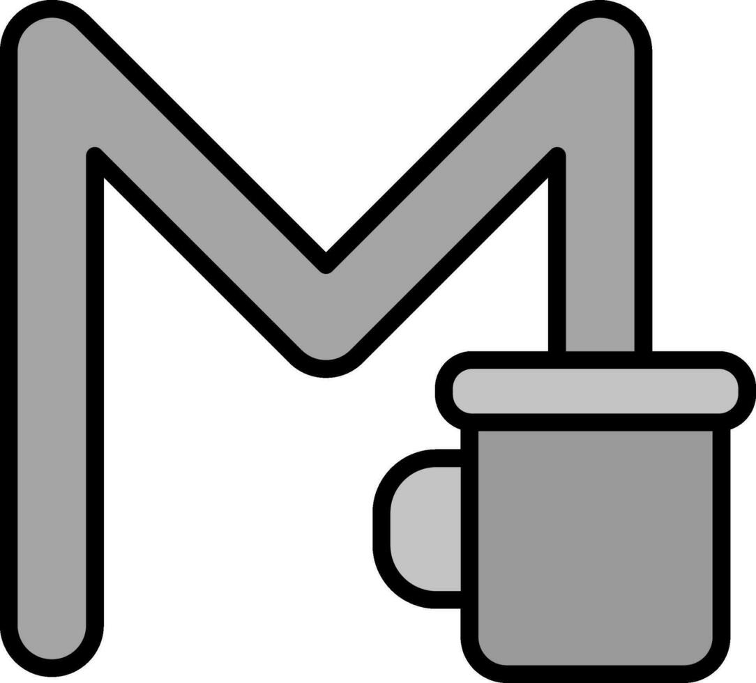 Capital M Vector Icon