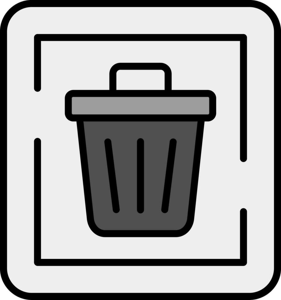 Trash Sign Vector Icon