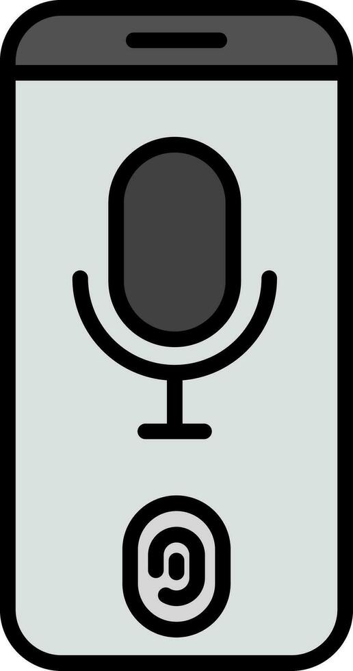 Voice Recognition Vector Icon