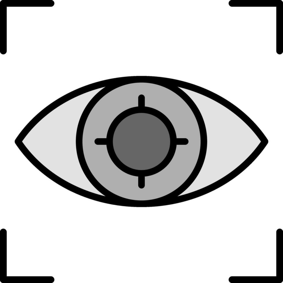 Eye Tracking Vector Icon