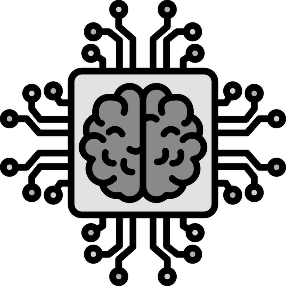 Artificial Intelligence Vector Icon