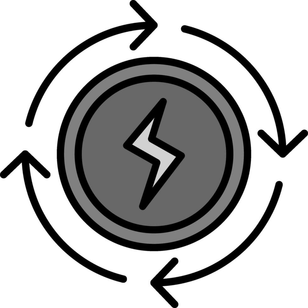 icono de vector de energía renovable