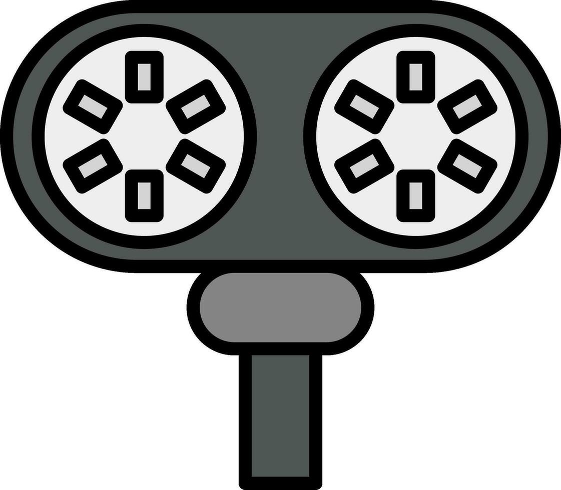 estereoscopio vector icono