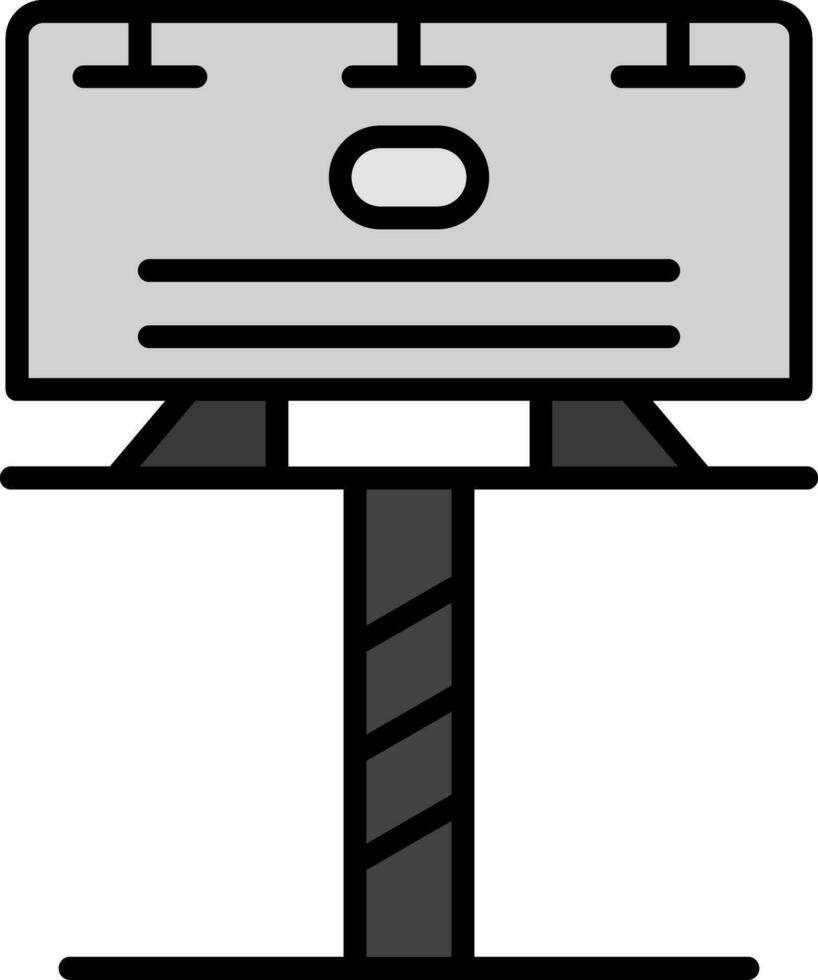 Billboard Vector Icon