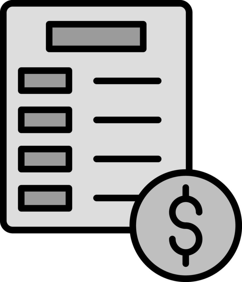 Invoice Vector Icon