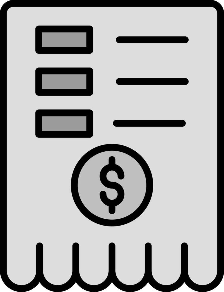 Receipt Vector Icon