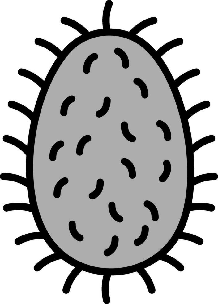 rabia lisavirus vector icono