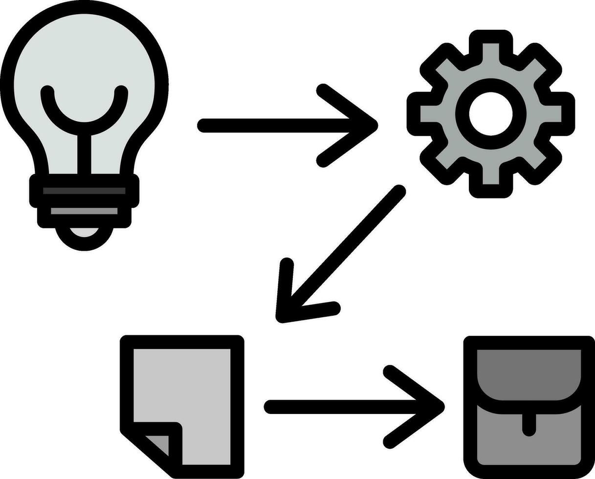 icono de vector de proceso