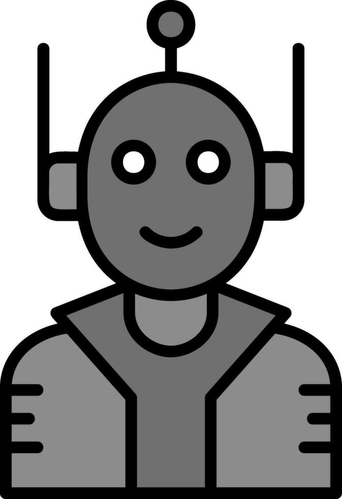 icono de vector de robot