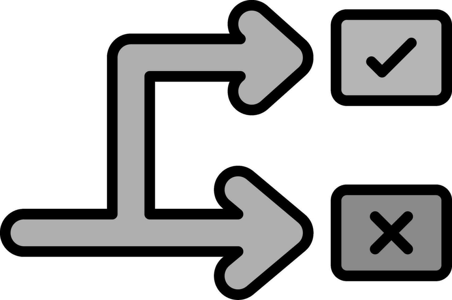 Bifurcation Vector Icon