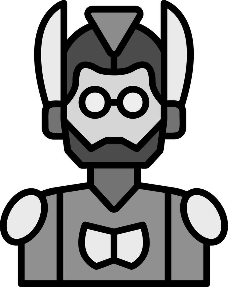 Cyborg Vector Icon