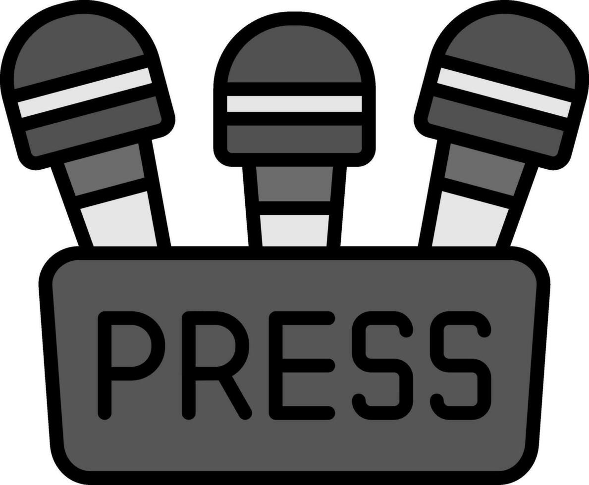 Press Conference Vector Icon