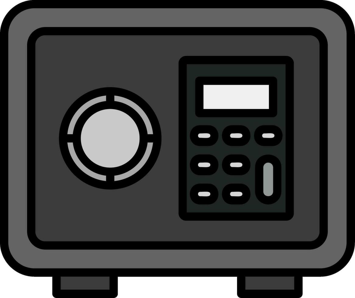 Safe Box Vector Icon