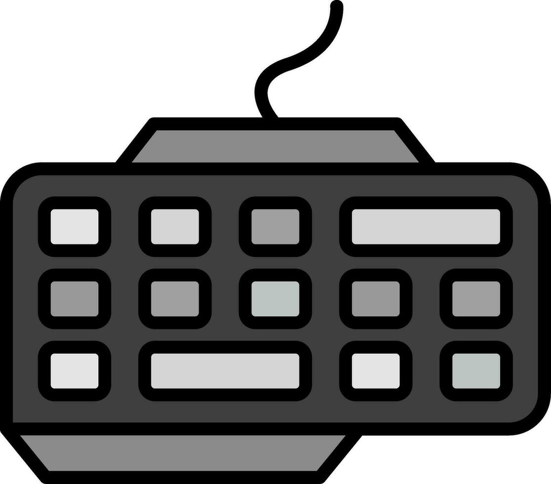 icono de vector de teclado