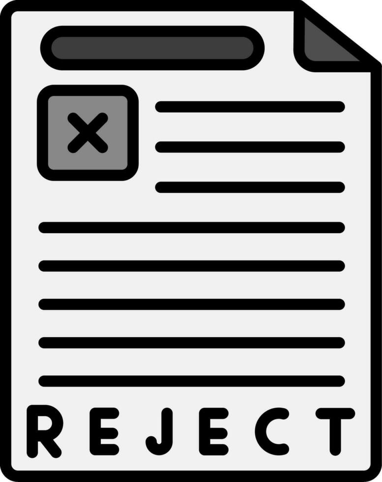 Reject Vector Icon