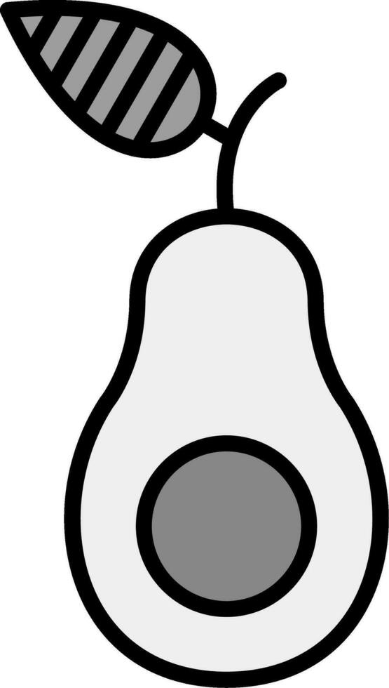 Avocado Vector Icon
