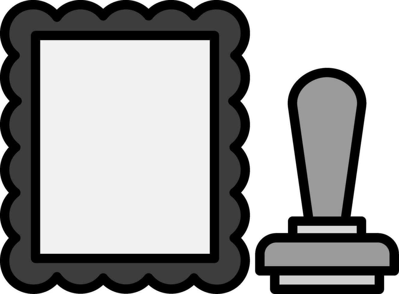 stamped Vector Icon