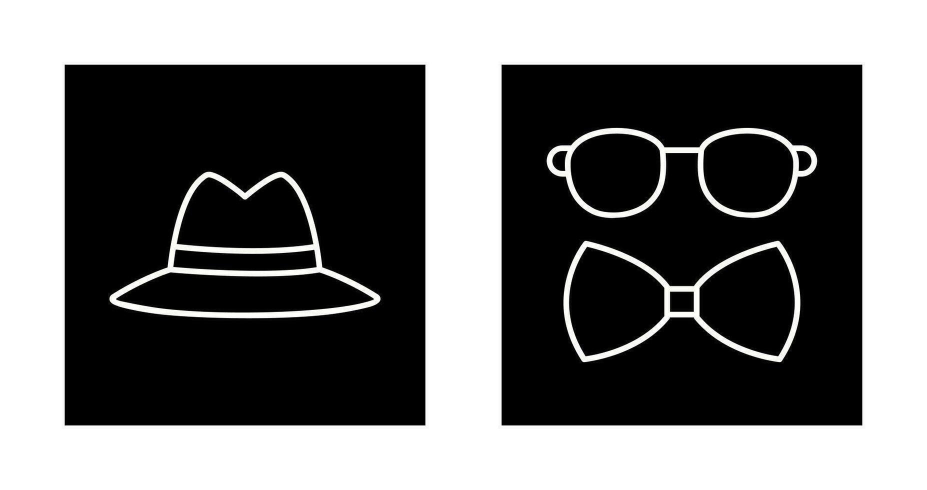 Hat and Hipster Style Icon vector