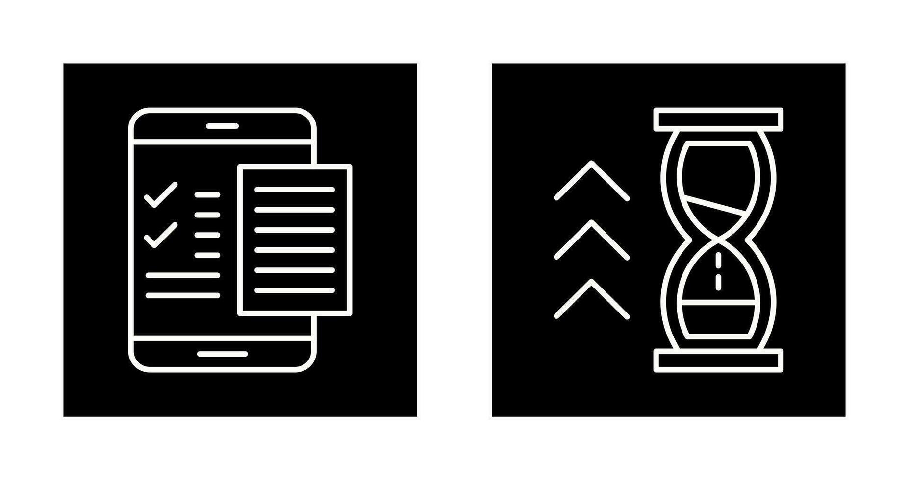 Check List and Quick Response Icon vector