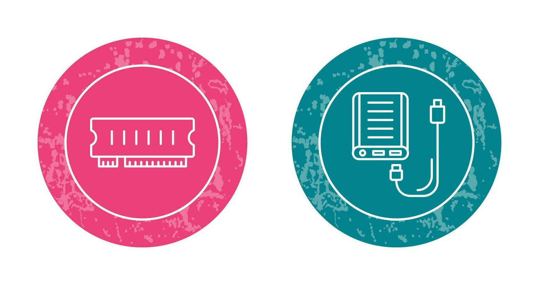 Fire Button and Water Bucket Icon vector
