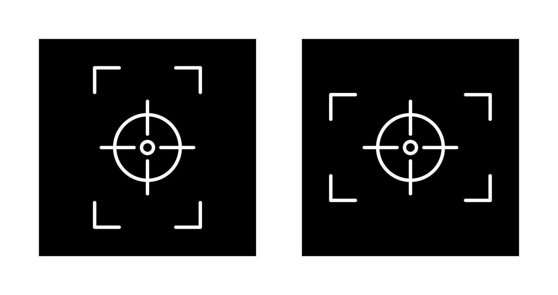 focus vertical and focus horizontal Icon vector