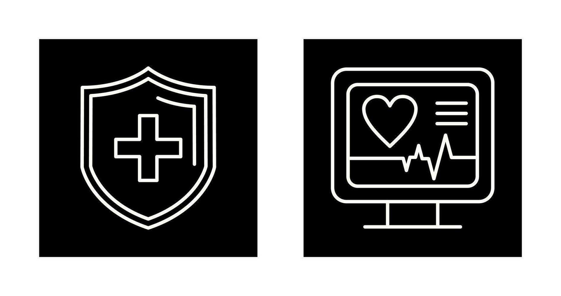 Protection and Plus Icon vector
