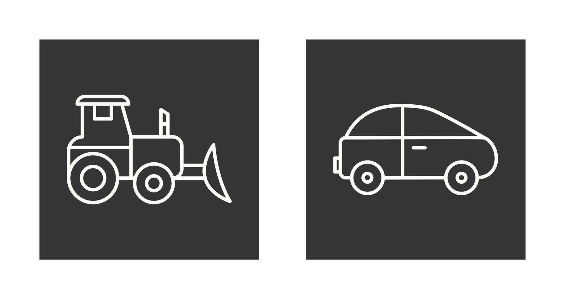 Sedan and Industrial Icon vector