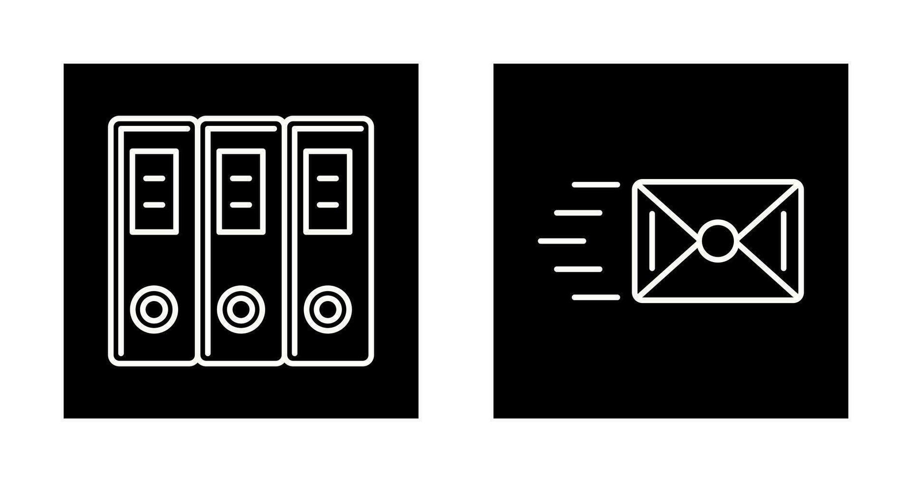 Document and Envelope Icon vector